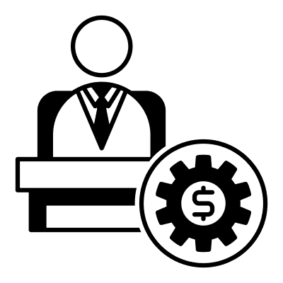 Silhouette of a person holding a guitar.
