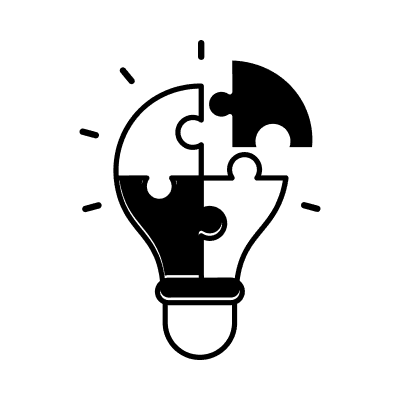 Silhouette of a person playing electric guitar.